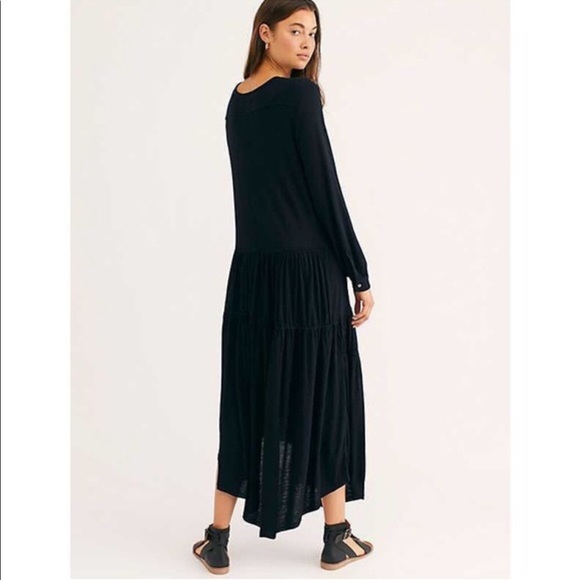 Free People 🌸 beach Jilly asymmetrical maxi midi dress - Picture 10 of 10
